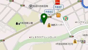 【予約制】Bounce ロッカー 関西スーパー大和田店保管場所の地図画像