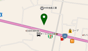 【予約制】Bounce ロッカー ヤマト運輸 日田センター 保管場所の地図画像