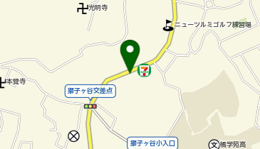 【予約制】Bounce ロッカー セブンイレブン 横浜鹿ヶ谷1丁目店 保管場所の地図画像