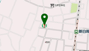 【予約制】Bounce セブンイレブン 新白岡駅西口店 ロッカー 預かりスポットの地図画像