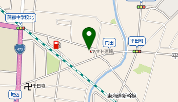 【予約制】Bounce ロッカー ヤマト運輸 蒲郡海上センター保管場所の地図画像