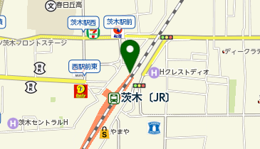 【予約制】Bounce ロッカー JR西日本 茨木駅 収納スポットの地図画像