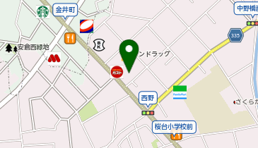 【予約制】Bounce ロッカー関西スーパーマーケット桜台店 保管場所の地図画像