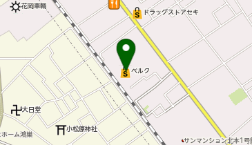 【予約制】Bounce ロッカーベルク北本東間店 収納スポットの地図画像