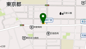 【予約制】Bounce ロッカー ビッグ・エー 花畑店 収納スポットの地図画像