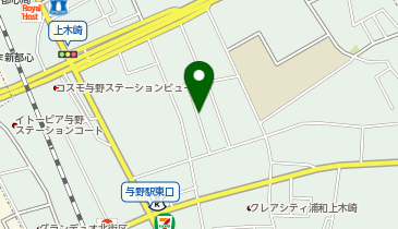 【予約制】Bounce ロッカー セブン-イレブン埼玉県上木崎2丁目店 保管場所の地図画像