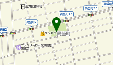 【予約制】Bounce ロッカーさつまはこだて高森店保管場所の地図画像