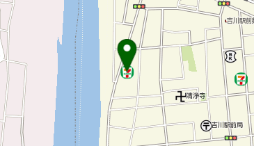 【予約制】Bounce ロッカー セブンイレブン 吉川金利二丁目店 お預かりスポットの地図画像