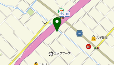 【予約制】Bounce ロッカー ヤマト運輸 上松センター 保管場所の地図画像