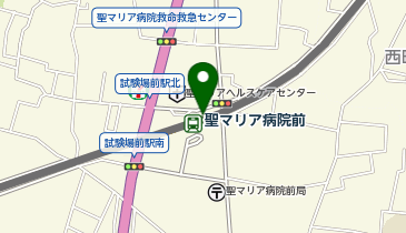 【予約制】Bounce 西日本鉄道試験場前駅ロッカー収納スポットの地図画像