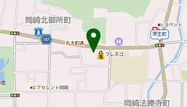 【予約制】Bounce ロッカーフレスコ岡崎店 収納スポットの地図画像