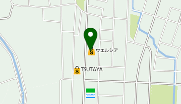 【予約制】Bounce ロッカー ウエルシア真岡亀山店 収納スポットの地図画像