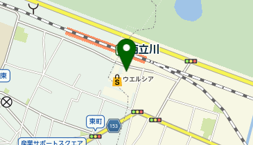 【予約制】Bounce ロッカー ウエルシア西立川駅南口店 収納スポットの地図画像
