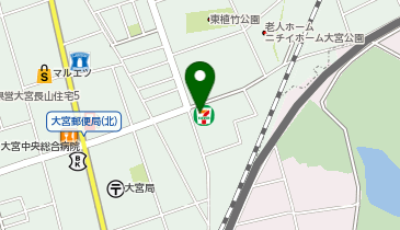 【予約制】Bounce ロッカー セブンイレブン さいたま植竹町1丁目店 保管スポットの地図画像