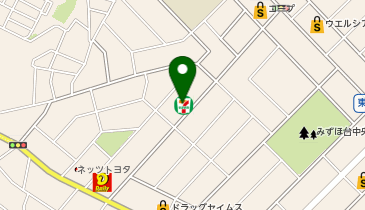 【予約制】Bounce ロッカー セブンイレブン富士見東みずほ台3丁目店 お預かりスポットの地図画像