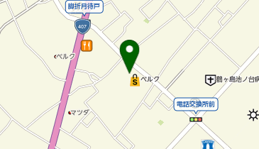 【予約制】Bounce ロッカーベルグスネオリ店 収納スポットの地図画像