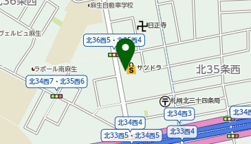【予約制】Bounce ロッカーさつま阿蘇北35条店保管場所の地図画像