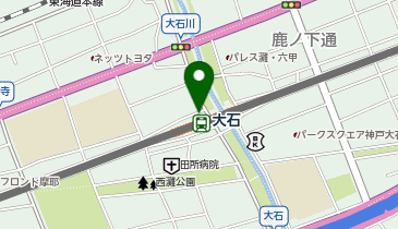 【予約制】Bounce ロッカー 阪神電鉄 大石駅 収納スポットの地図画像