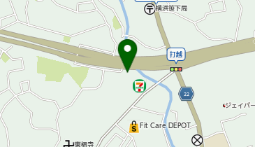 【予約制】Bounce ロッカー セブンイレブン 横浜笹下5丁目店 保管スポットの地図画像