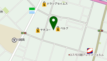 【予約制】Bounce ロッカーベルク川越新宿店 収納スポットの地図画像