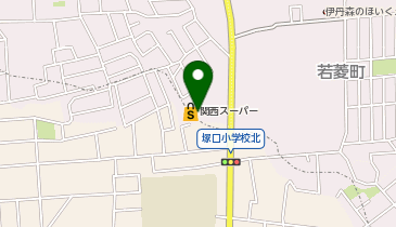 【予約制】Bounce ロッカー 関西スーパー稲野店保管場所の地図画像