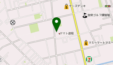 【予約制】Bounce ロッカー ヤマト運輸越支谷矢十郎センター保管場所の地図画像