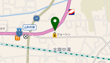 【予約制】Bounce ロッカー ジョーシン山科店 収納スポットの地図画像