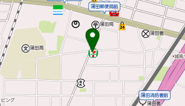 【予約制】Bounce ロッカー セブンイレブン 大田区蒲田本町2丁目店 お預かりスポットの地図画像