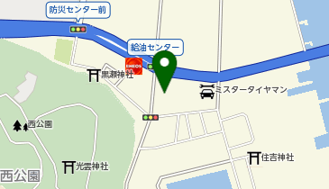【予約制】Bounce ロッカー ヤマト運輸 福岡港センター 保管場所の地図画像