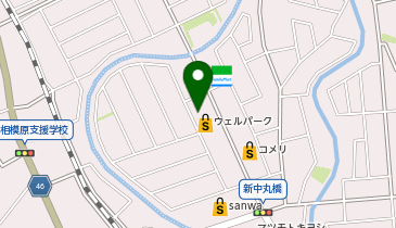 【予約制】Bounce ロッカー ウェルパーク相模原原当麻店 保管場所の地図画像