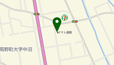 【予約制】Bounce ロッカー ヤマト運輸 会津高野センター 保管場所の地図画像