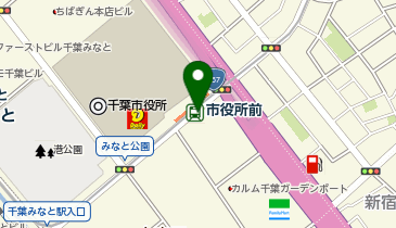 【予約制】Bounce ロッカー 千葉都市モノレール市役所前駅預かり所の地図画像