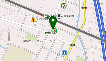 【予約制】Bounce セブンイレブン 春日崎南店 ロッカー 保管場所の地図画像