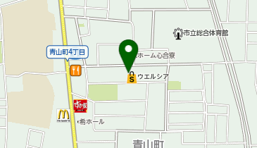 【予約制】Bounce ロッカー ウェルシア八尾青山店 保管場所の地図画像