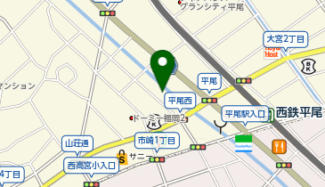 【予約制】Bounce 西鉄平尾駅ロッカー保管場所の地図画像