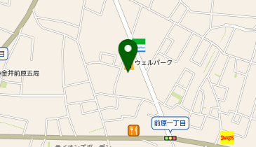 【予約制】Bounce ロッカー ウェルパーク小金井前原町店 保管場所の地図画像