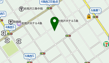 【予約制】Bounce ロッカー薩摩岩見沢6条店 保管場所の地図画像