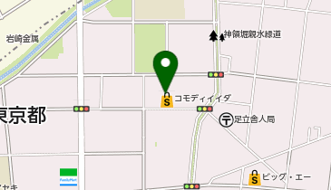 【予約制】Bounce ロッカーコモディ飯田舎人店保管場所の地図画像