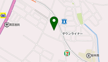 【予約制】Bounce ロッカーいなげや千葉桜木店 収納スポットの地図画像