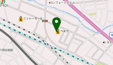 【予約制】Bounce ロッカーベルク熊谷銀座店 収納スポットの地図画像