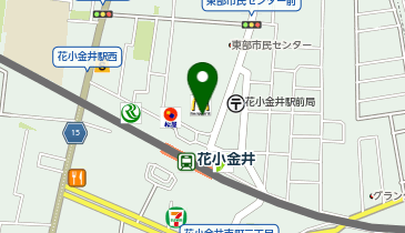 【予約制】Bounce Locker Inageya Hanakoganei Station Store Storage Spotの地図画像