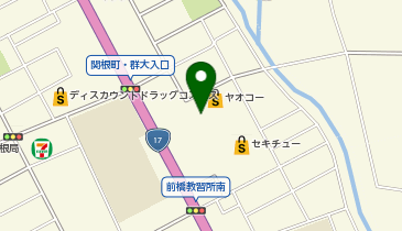 【予約制】Bounce ロッカー ヤオコー 前橋関根店 収納スポットの地図画像