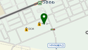 【予約制】Bounce ロッカー ヤオコー月の輪駅前店保管場所の地図画像