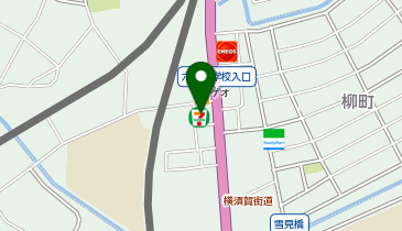 【予約制】Bounce ロッカー セブンイレブン 横浜六浦1丁目店 保管スポットの地図画像