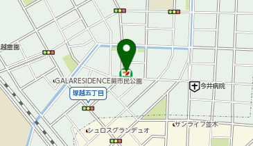 【予約制】Bounce セブンイレブン 蕨塚越5丁目店 ロッカー 保管場所の地図画像