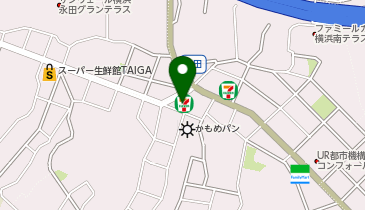 【予約制】Bounce ロッカー セブンイレブン 横浜永田東2丁目店 保管スポットの地図画像