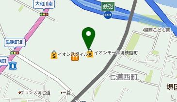 【予約制】Bounce イオンモール堺鉄宝町ロッカー保管場所の地図画像