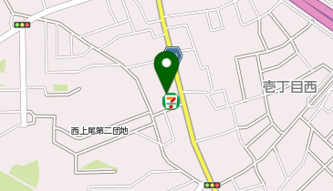 【予約制】Bounce ロッカー セブンイレブン上尾甑屋店 保管場所の地図画像