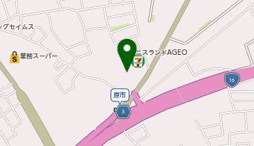 【予約制】Bounce セブンイレブン 上尾原市団地店 ロッカー 収納スポットの地図画像