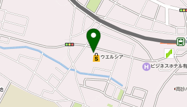 【予約制】Bounce ロッカー ウエルシア高砂浜田町店 お預かりスポットの地図画像